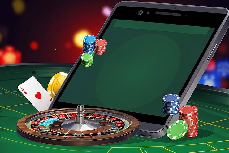 Live dealer studio setup for Fa Cai Shen Deluxe on slotbom77 login